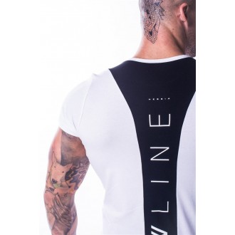 NEBBIA Muscle Back tričko 728 - Bíle
