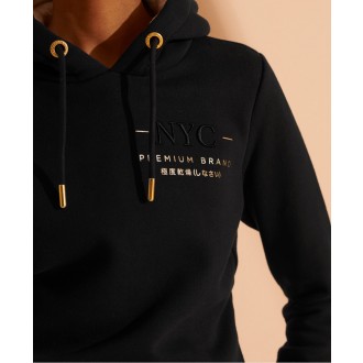 Superdry dámská mikina Established - Černá