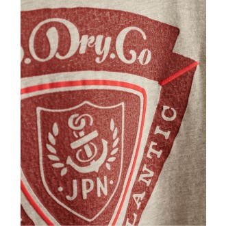 Superdry tričko Spirit Of Japan - šedé