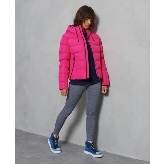 Superdry dámská bunda Spirit Sports Puffer - Růžová