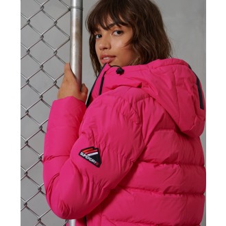 Superdry dámská bunda Spirit Sports Puffer - Růžová
