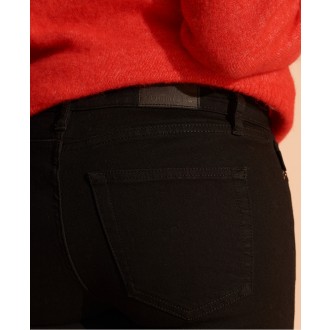 Superdry dámské riflové kalhoty Mid Rise - Černé