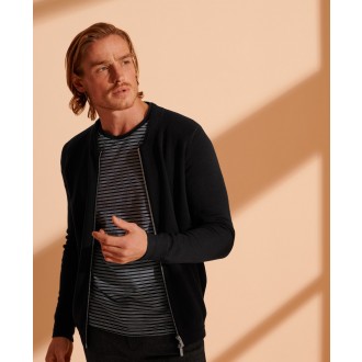 Superdry pánský pulovr Metropolitan - Tmavomodrý