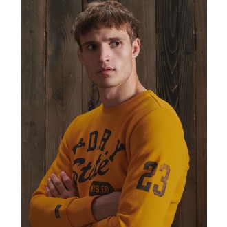 Superdry pánská mikina Track and Field Classic - Žlutá