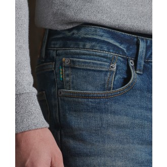 Superdry pánské riflové kalhoty Slim Jeans - Modrá