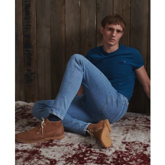 Superdry pánské riflové kalhoty Skinny Jeans - Světlemodrá