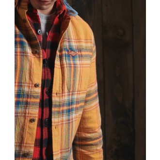 Superdry pánská košile Heritage Lumberjack - Žlutá