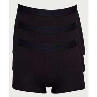 Superdry pánské boxerky Classic Trunk 3 pack - Černé
