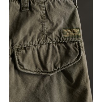 Superdry pánské kapsáčové kalhoty Core Parachute - GREEN