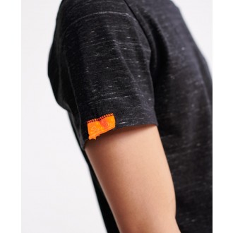 Superdry pánské triko Orange Label Vintage Embroidered - Černá