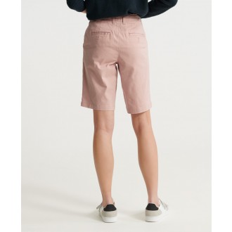 Superdry dámské krátké kalhoty City Chino - Růžová
