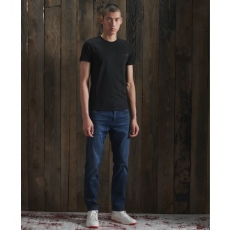 Superdry pánské triko Organic Cotton Vintage Embroidered - Černá