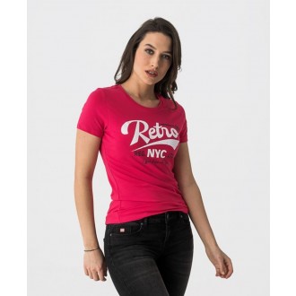 Retrojeans dámské triko DJUNA - Růžová