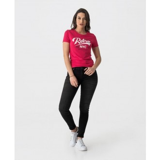 Retrojeans dámské triko DJUNA - Růžová