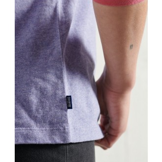 Superdry dámské triko Organic Cotton Classic - Fialová