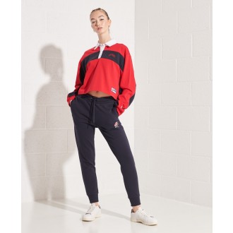 Superdry dámské tepláky Sportstyle Joggers - Tmavěmodrá