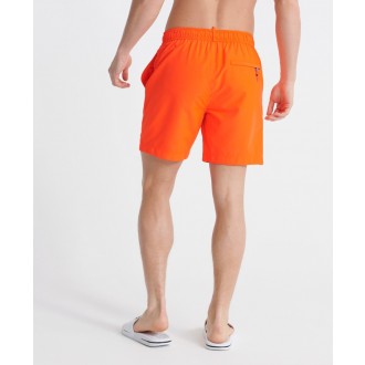 Superdry pánské plavky Waterpolo - Oranžová