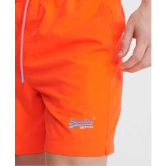 Superdry pánské plavky Waterpolo - Oranžová