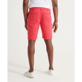 Superdry pánské kraťasy International Chino - Lososová
