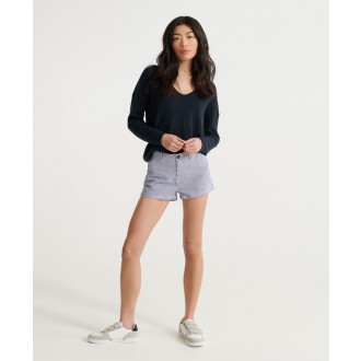 Superdry dámské krátké kalhoty Chino Hot - Bílá