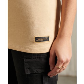 Superdry dámské tílko Military Logo - Béžová