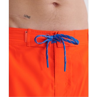 Superdry pánské plavky Classic - Oranžová