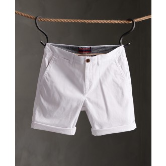 Superdry pánské kraťasy International - Bílá