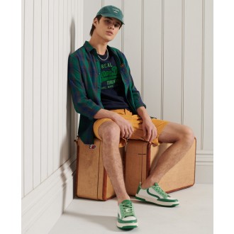 Superdry pánské triko Vintage Logo Chenille Standard Weight - Tmavěmodrá