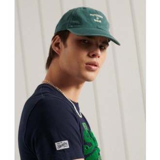 Superdry pánské triko Vintage Logo Chenille Standard Weight - Tmavěmodrá