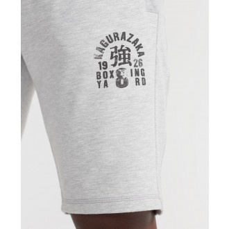 Superdry pánské teplákové kraťasy Training Boxing Yard - Šedá