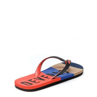 Devergo pánské pantofle flip-flop Petry colour - Vícebarevné