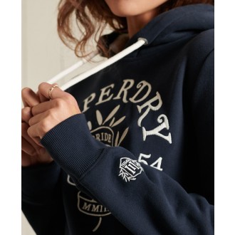 Superdry dámská mikina Pride In Craft - Tmavěmodrá