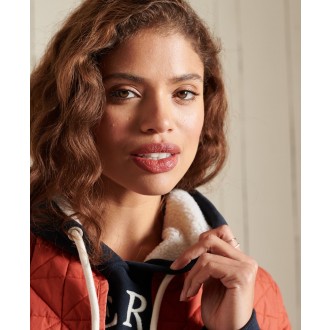 Superdry dámská mikina Pride In Craft - Tmavěmodrá