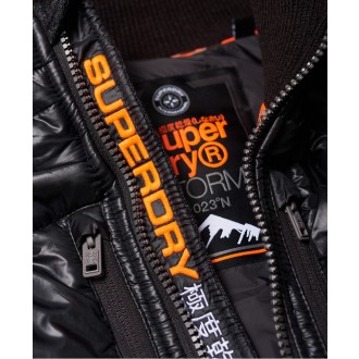 Superdry pánská mikina Storm Hybrid Zip - Tmavě šedá