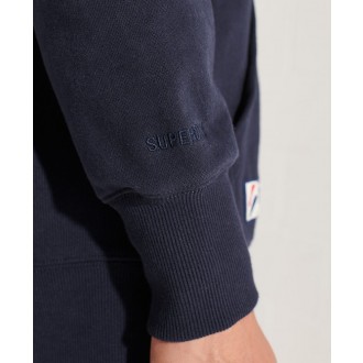 Superdry pánská mikina Sportstyle Logo Che - Námořnická modrá