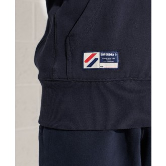 Superdry pánská mikina Sportstyle Logo Che - Námořnická modrá