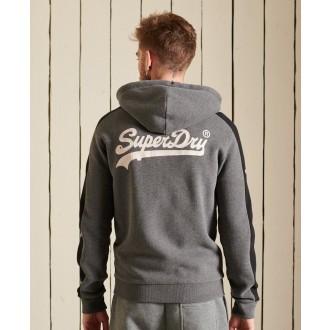 Superdry pánská mikina Vl Ac Colourblock Zip - Šedá