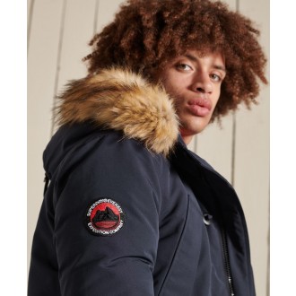 Superdry pánská bunda Everest Parka Coat - Námořnická modrá