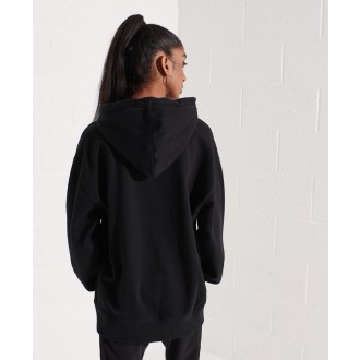 Superdry dámská mikina Sportstyle Logo Che Os - Černá