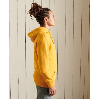 Superdry pánská mikina Vintage Logo Embroidered - Žlutá