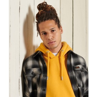 Superdry pánská mikina Vintage Logo Embroidered - Žlutá