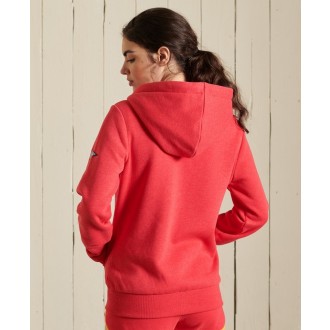 Superdry dámská mikina Vl Source Zip - Červená
