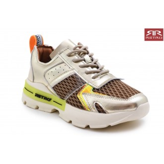 Retrojeans dámské tenisky JODY - Zlatá