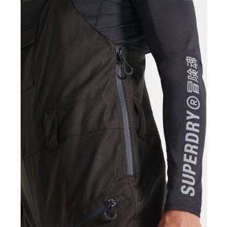 Superdry pánské lyžařské kalhoty Freeride - Černá