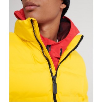 Superdry pánská zimní bunda Ultimate Radar Quilt - Žlutá