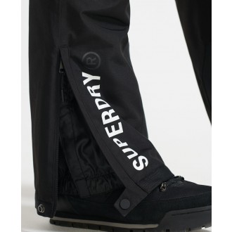 Superdry pánské lyžařské kalhoty Ultimate Rescue - Černá