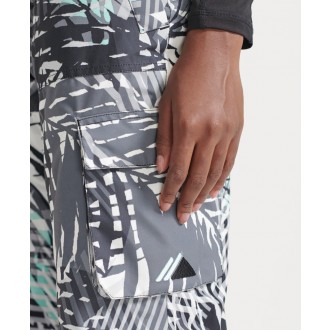 Superdry dámské lyžařské kalhoty Ultimate Rescue - Zelená