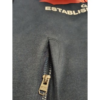 Retrojeans pánská mikina CHAMPION ZIP HOOD - Tmavěmodrá