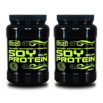 1+1 Zdarma: Soy Protein Isolate od Best Nutrition - 1,0 kg + 1,0 kg