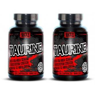 1+1 Zdarma: Taurine od Best Nutrition - 120 kaps. + 120 kaps.